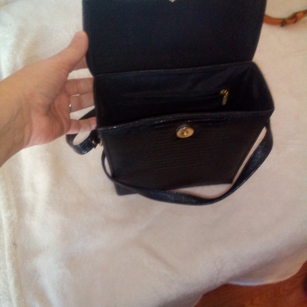 Dress Bag - Black Leather Camera Bag